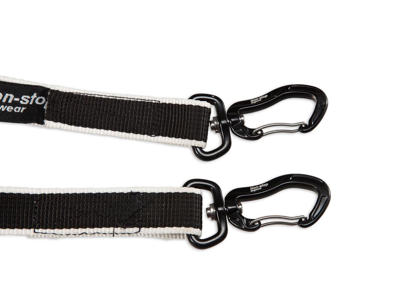 NON-stop Dogwear Bungee Leine 3,8m, 23mm Breit | Flexible Gummileine Für Hunde | Mit Zugstopp-Schließe